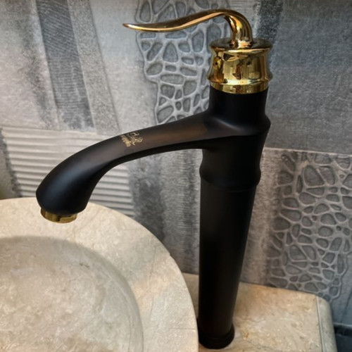 شیر روشویی پایه بلند اسناپل مدل بامبو